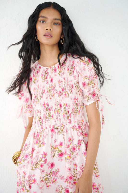 Queenie Dress - Burdock Peony