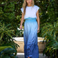 Gardenia Skirt in Seaglass Ombre