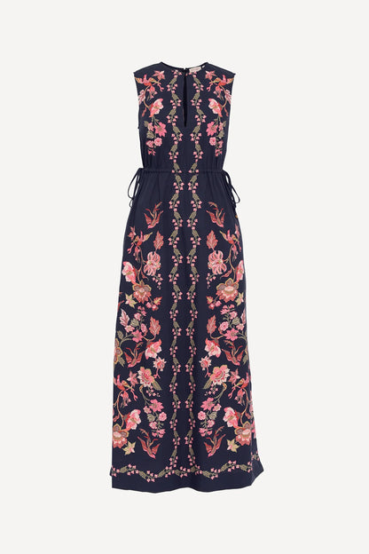 Rhonda Dress Chintz Jet