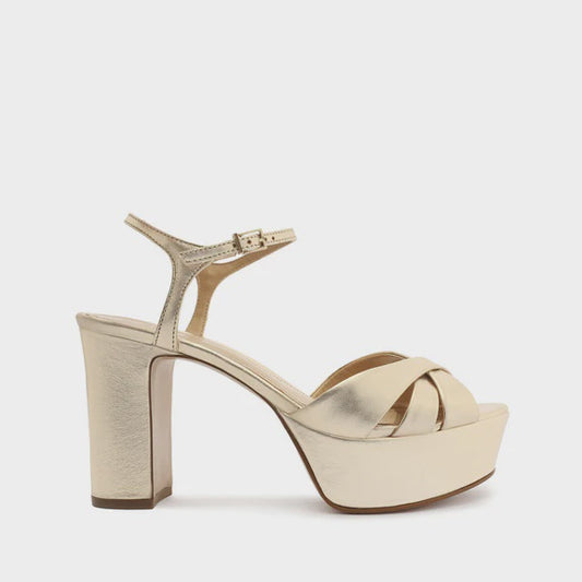 Keefa Sandal - Platina Gold