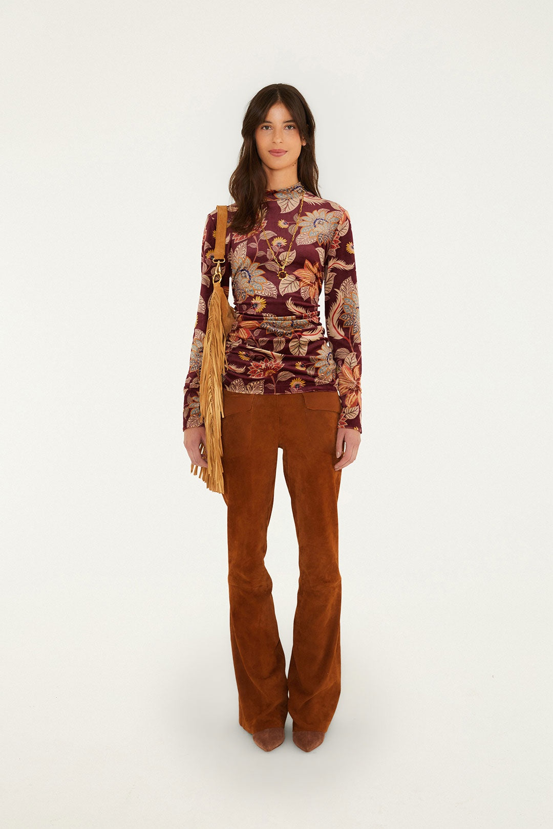 Delhi Floral Jersey Blouse