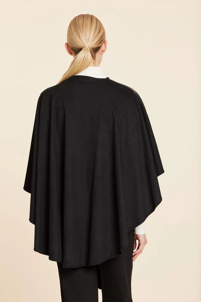Faux Leather & Faux Suede Whipstitch Wrap