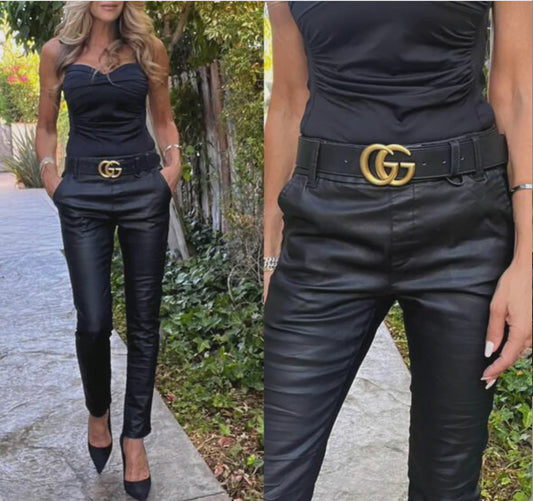 Dafna Vegan Leather - Black