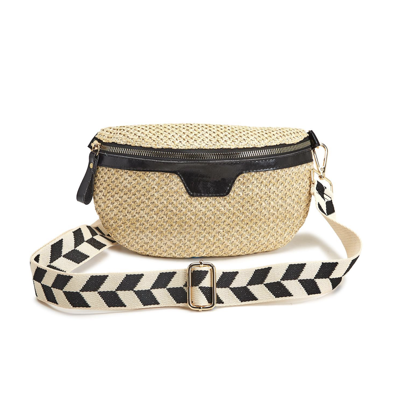 Raffia Crossbody Sling