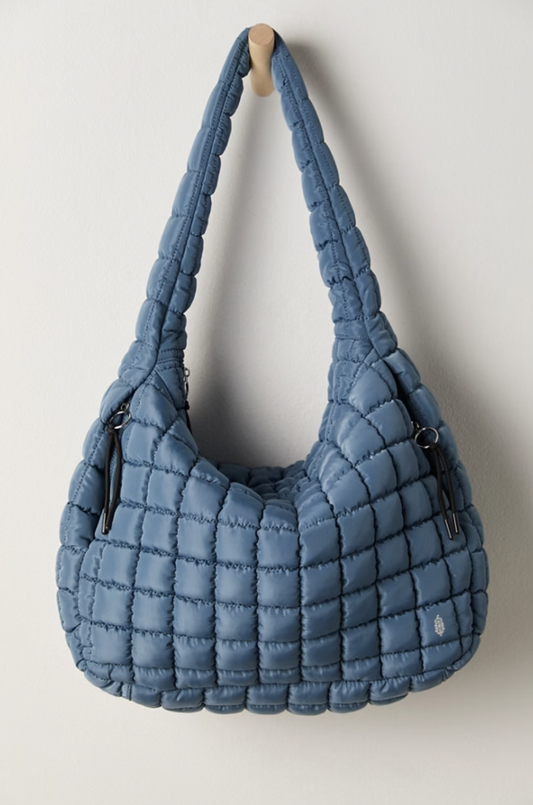 Quilted Carryall Bag - Skyline