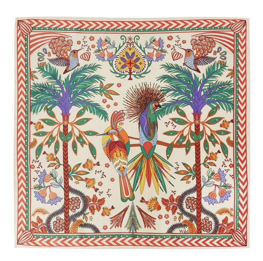 Wild Paris Square Scarf