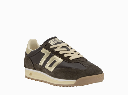 Jogger N in Coffee Gold Sneakers