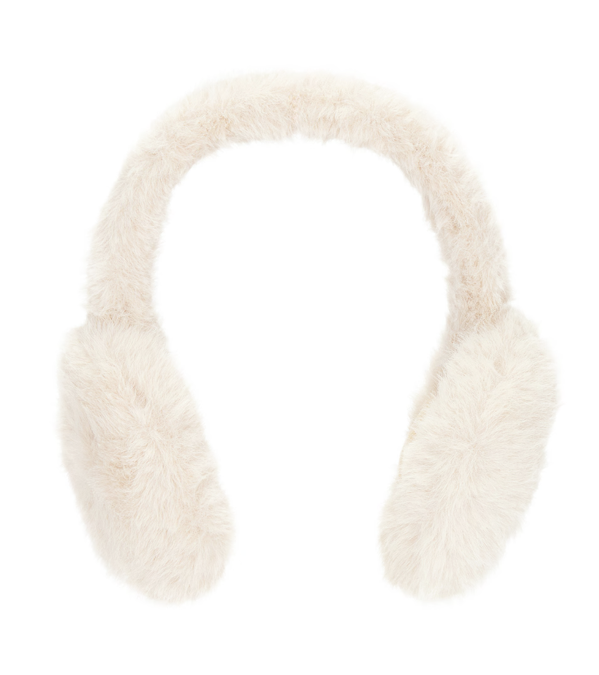 Faux Fur Earmuff - Beige