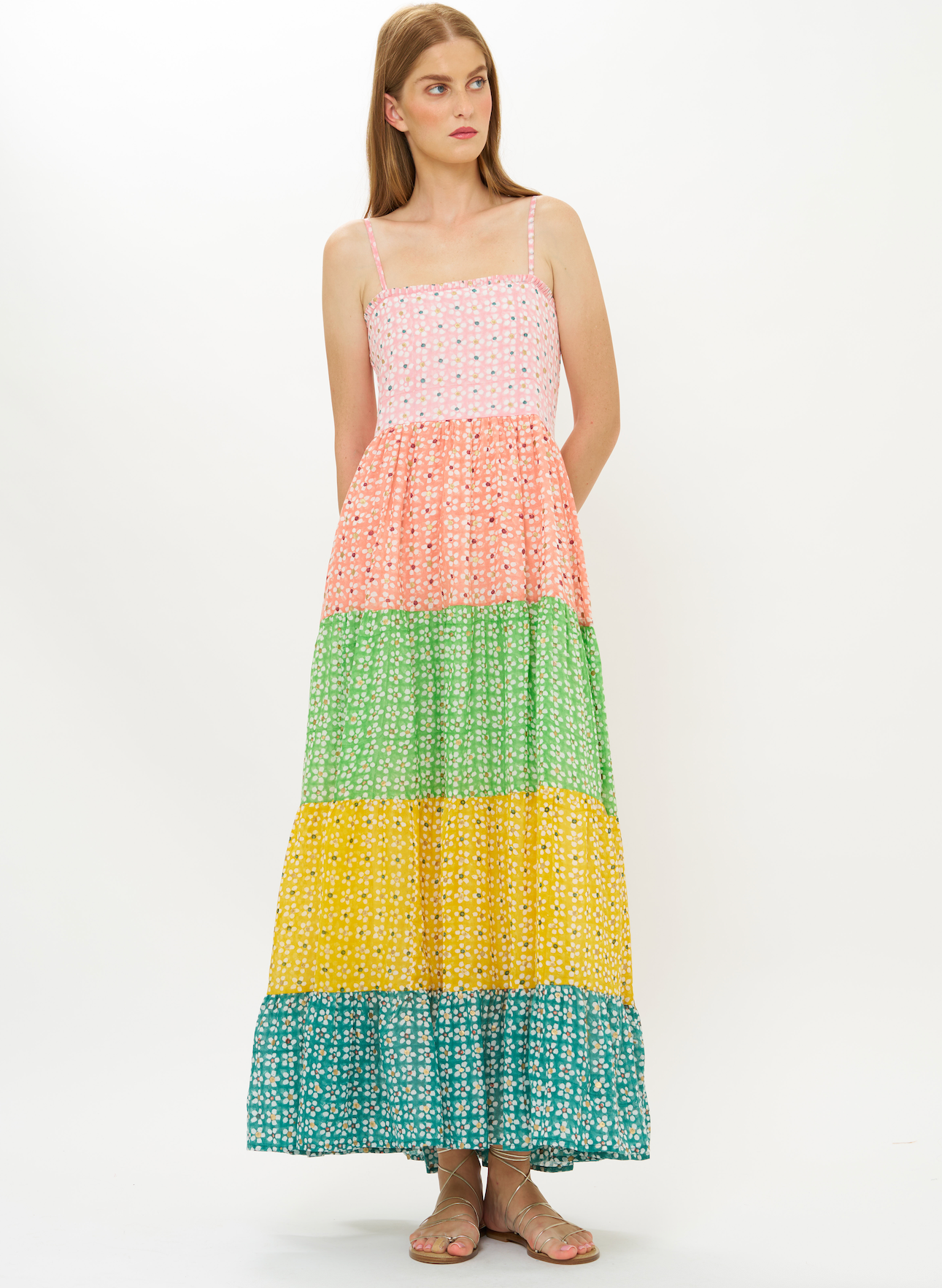 Smocked Back Maxi - Aster Pink
