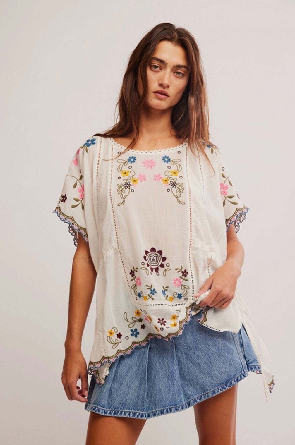 Danielle Embroidered Top