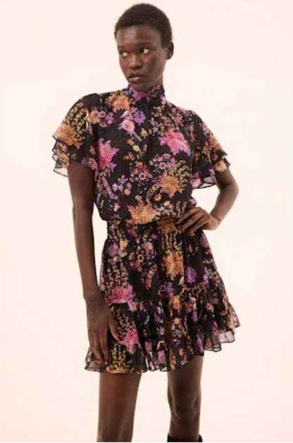Saffie Dress - Dusted Clister Chiffon