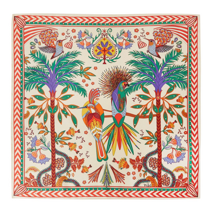 Wild Paris Square Scarf