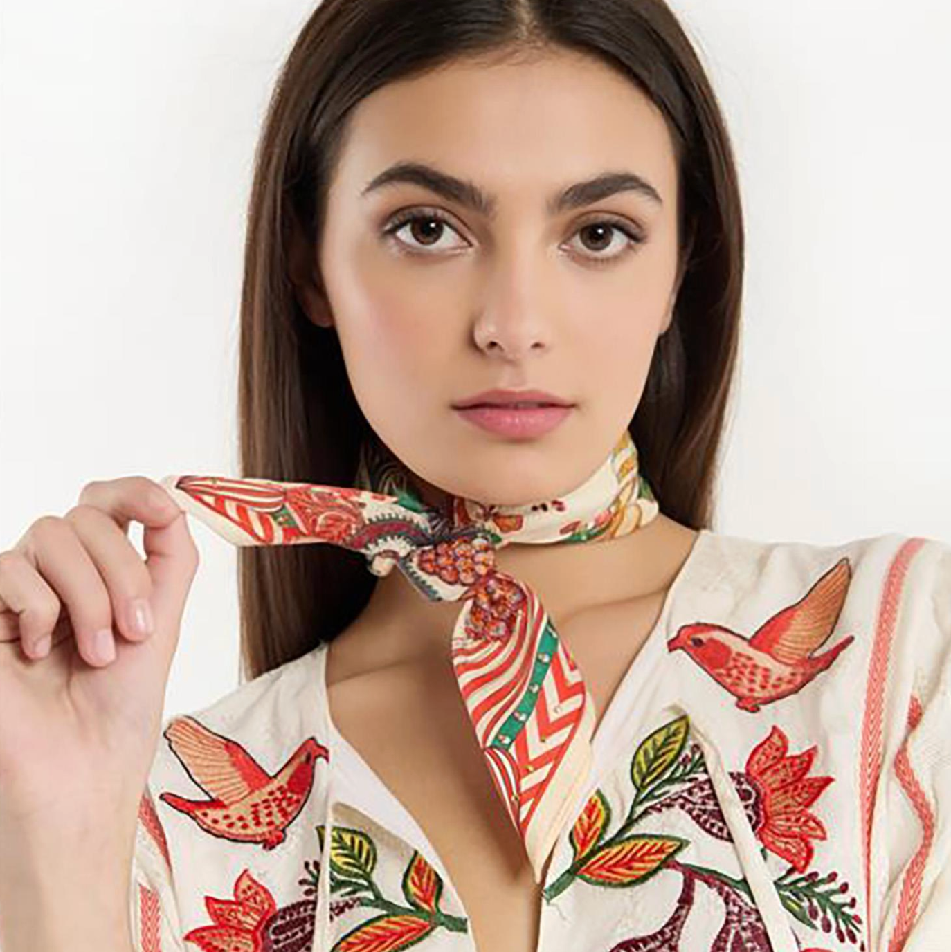 Wild Paris Square Scarf