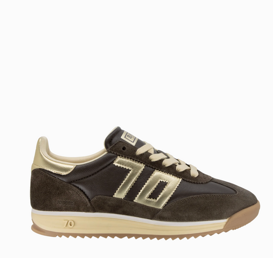 Jogger N in Coffee Gold Sneakers