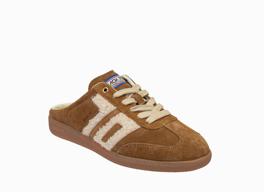 Easter Backless Sneaker in Tobacco