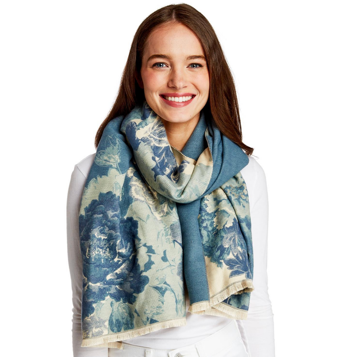 Atelier Bloom Double Sided Shawl