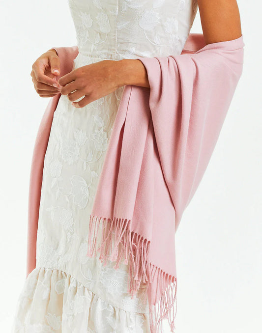 Sofia Cashmere Pashmina - Pink