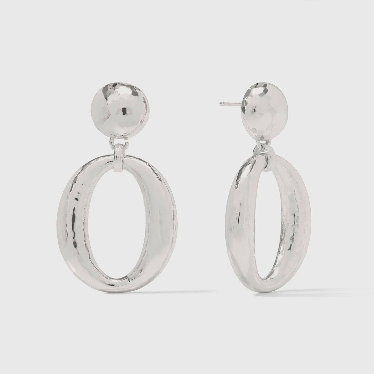 Solara Orbit Statement Earring - Silver