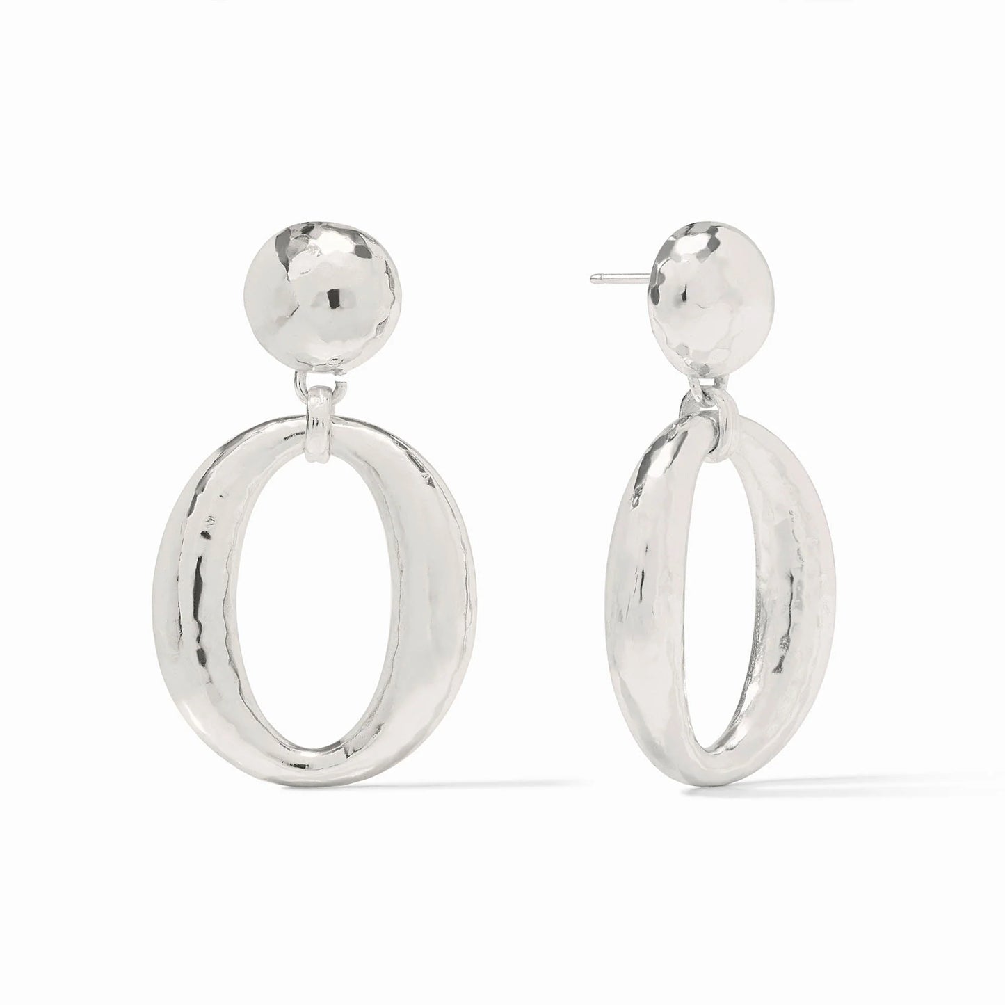 Solara Orbit Statement Earring - Silver
