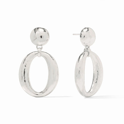 Solara Orbit Statement Earring - Silver