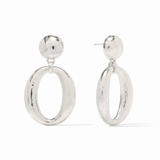 Solara Orbit Statement Earring - Silver