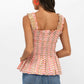 Smocked Tank Top - Sonoma Orange