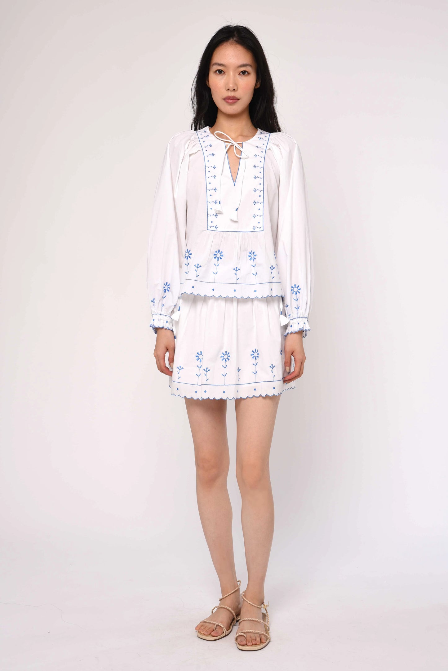 Bessie Skirt - Margaret Embroidery