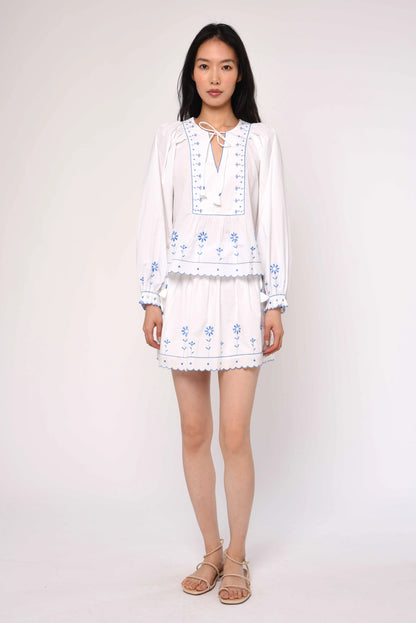 Bessie Skirt - Margaret Embroidery