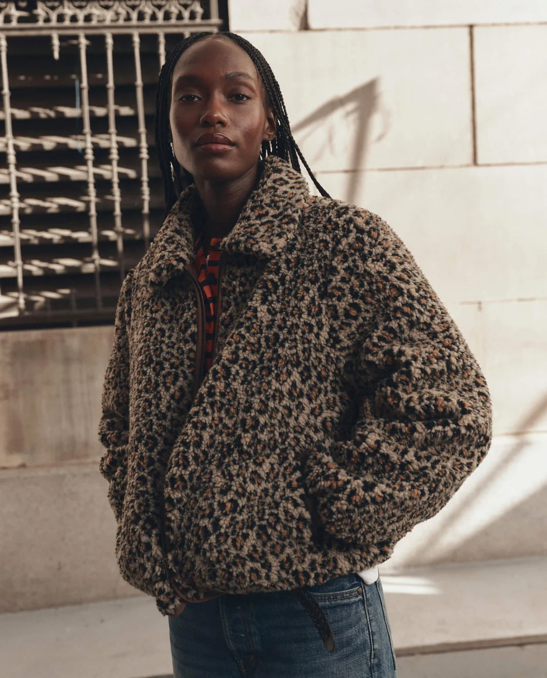 Vail Jacket-Tan Leopard
