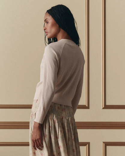 The Dainty Cardigan - Soft Petal
