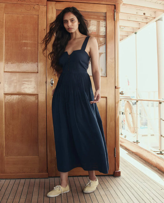 The Day Break Dress - Navy