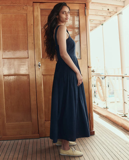 The Day Break Dress - Navy