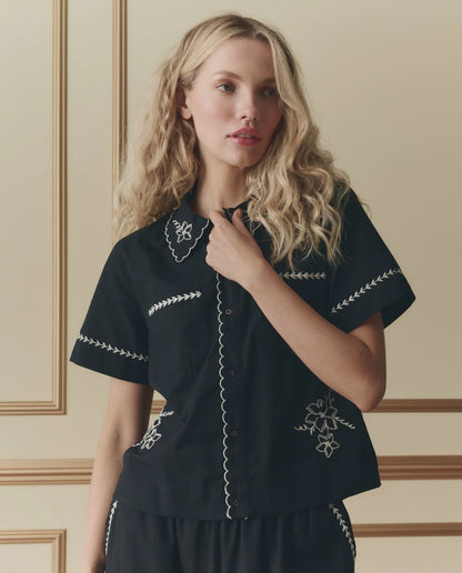 The Bowling Shirt W/ Hanky Embroidery