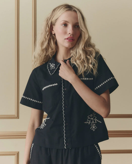 The Bowling Shirt W/ Hanky Embroidery