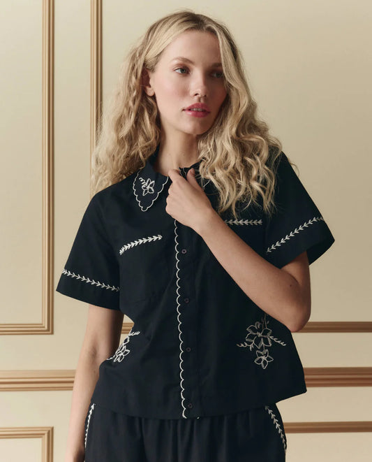 The Bowling Shirt W/ Hanky Embroidery