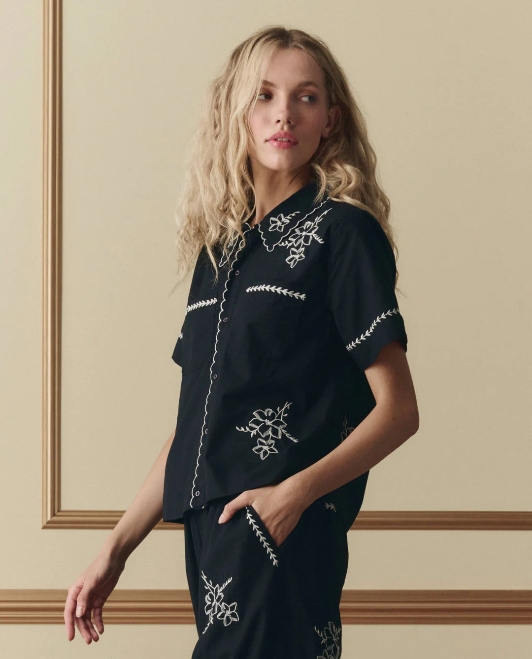 The Bowling Shirt W/ Hanky Embroidery