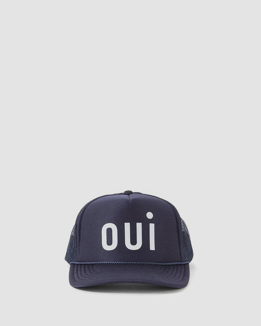 Oui Trucker Hat - Navy