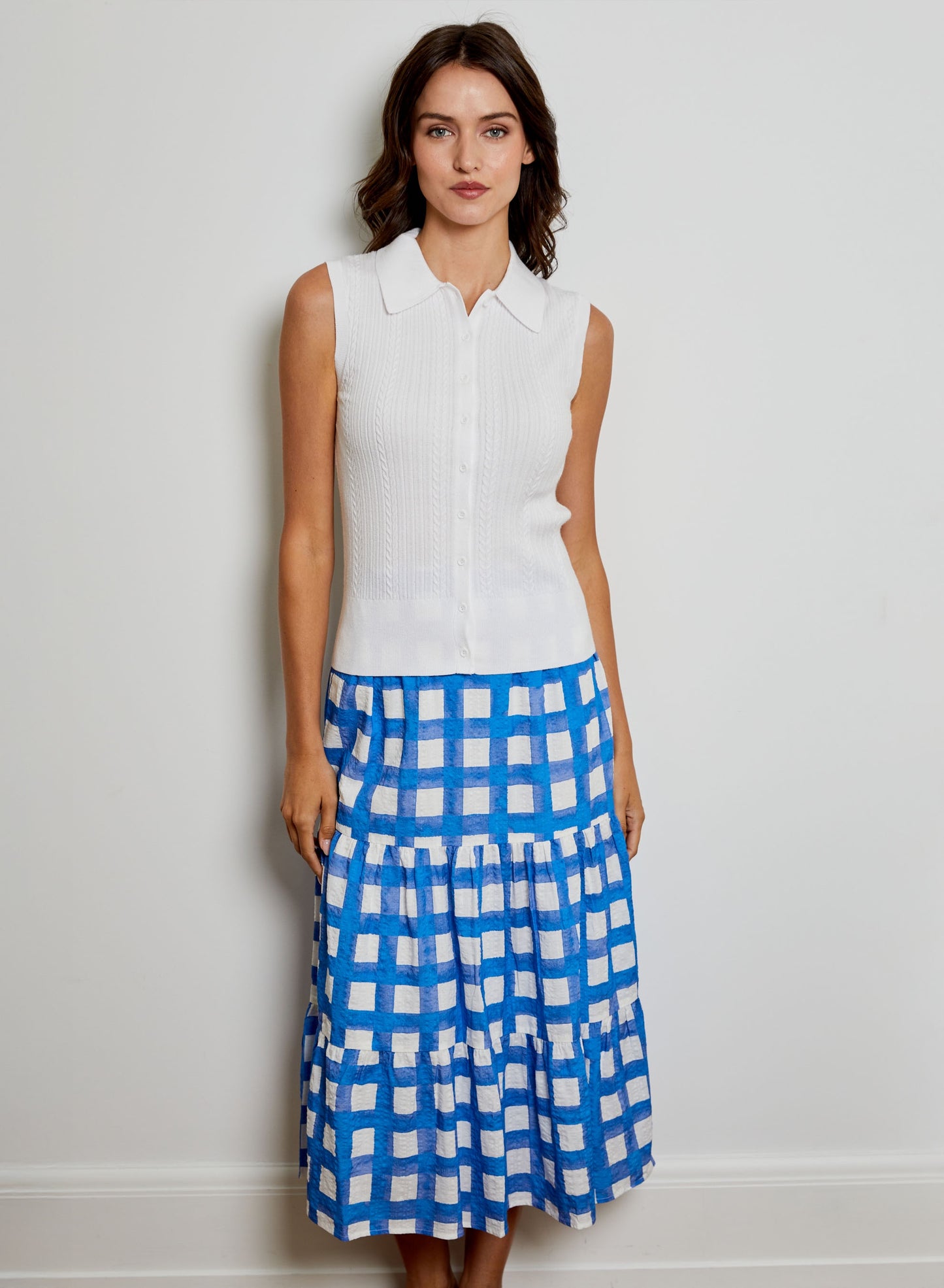 Louise Tank - White