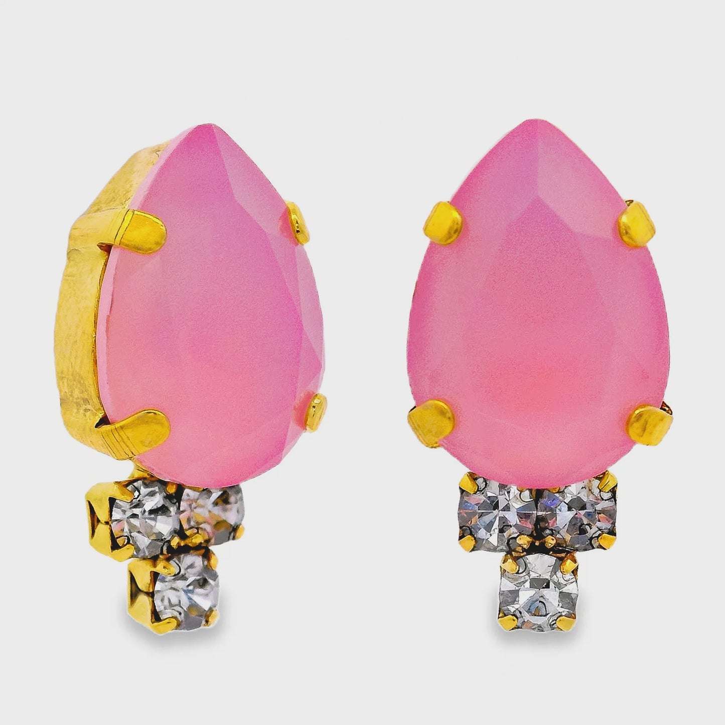 Vienna Studs-Petal Pink