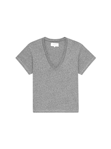 The V-Neck Tee - Heather Grey