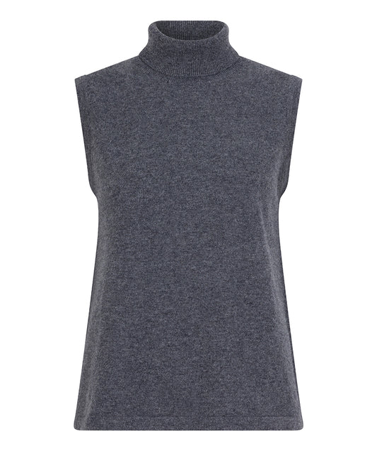 Grey Sleeveless Sweater