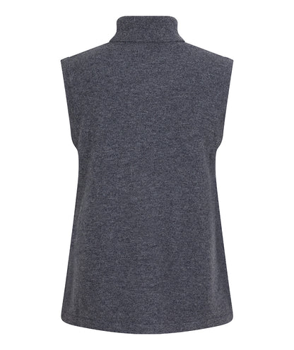 Grey Sleeveless Sweater