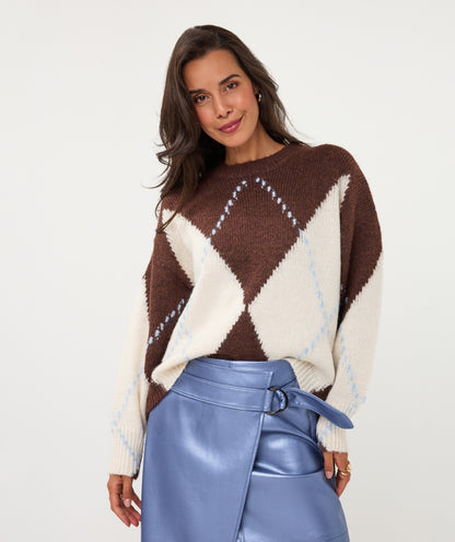 Hadley Argyle Sweater