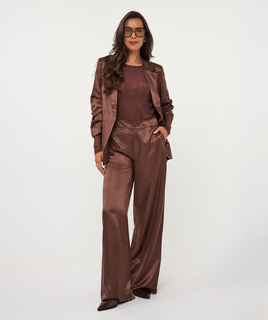 Sutton Satin Blazer