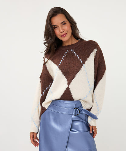 Hadley Argyle Sweater