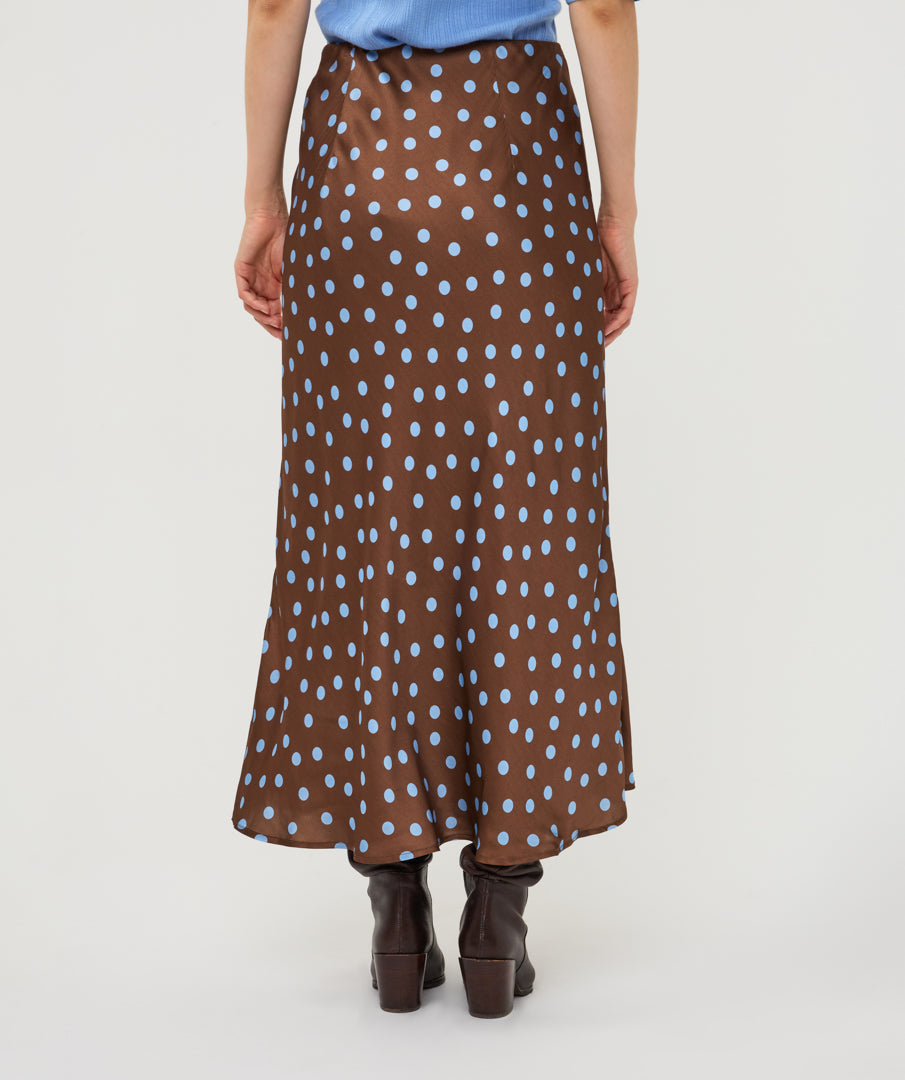 Pippa Polka Dot Midi Skirt