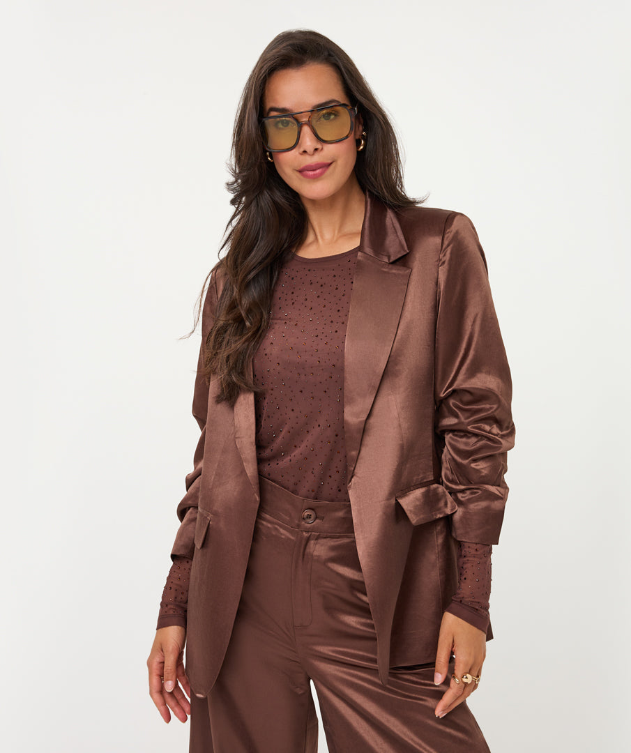 Sutton Satin Blazer