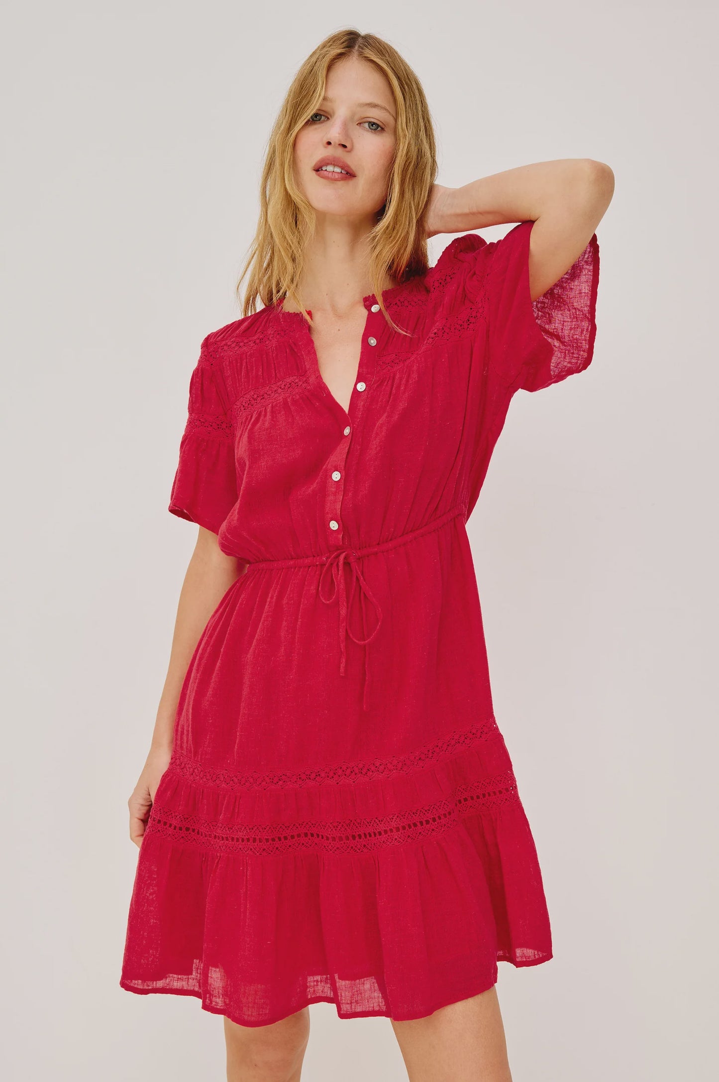 Winslow Dress - Tomato
