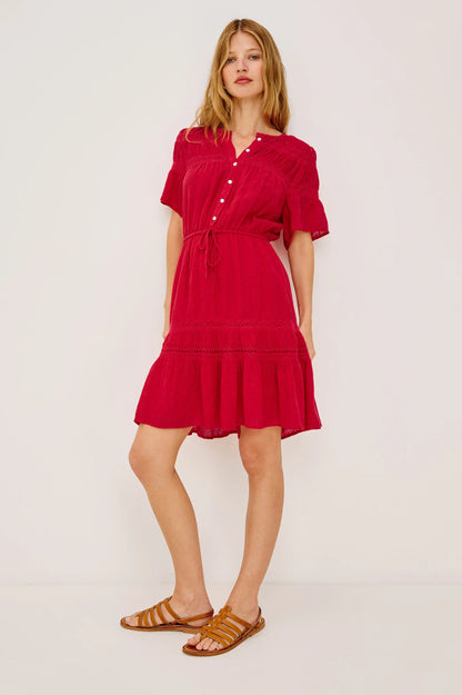 Winslow Dress - Tomato