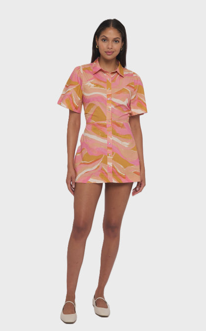 Sylvan Mini Dress - Pink Reverie